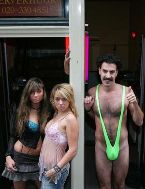 Borat in a G-string